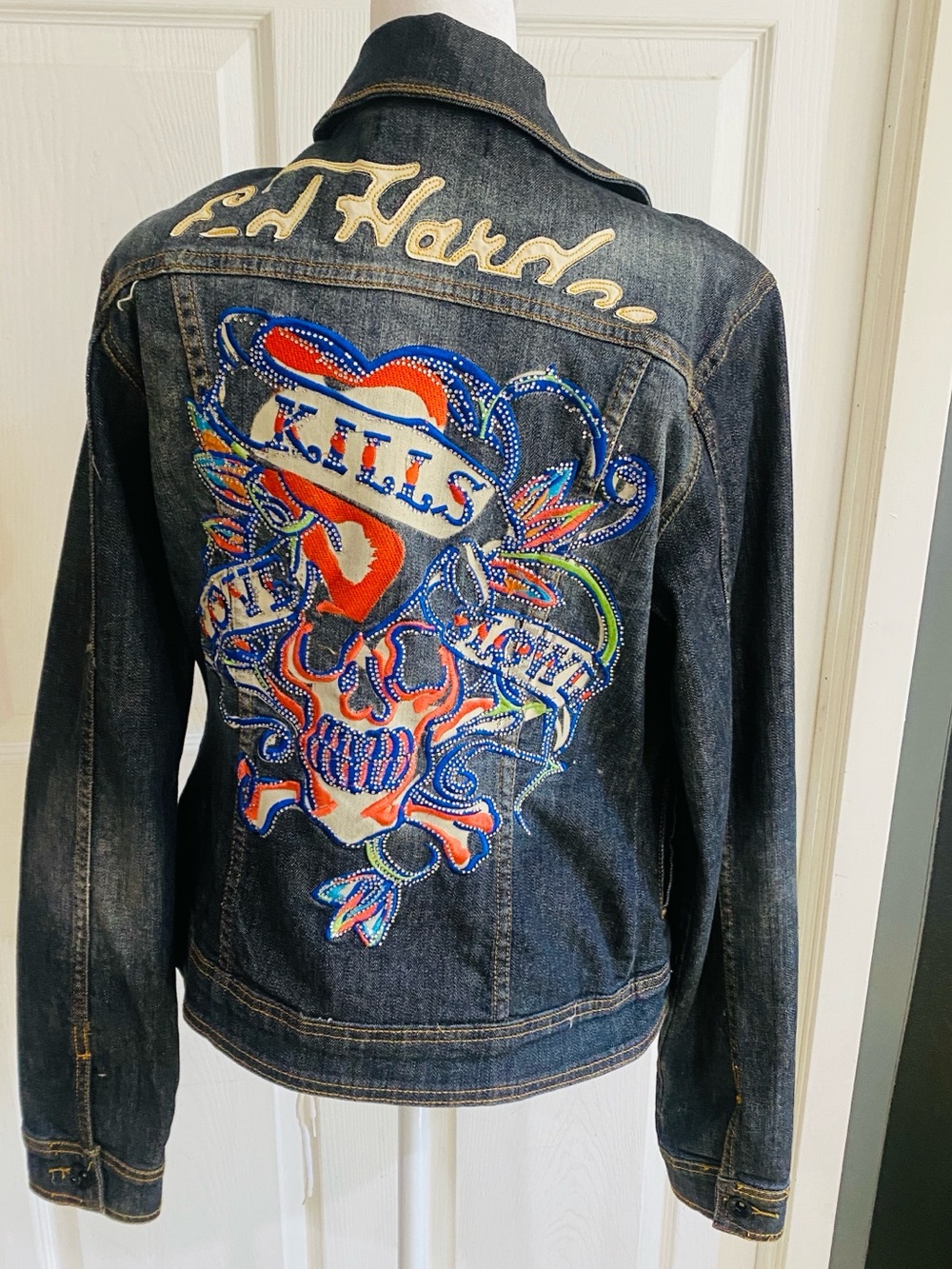 Ed Hardy ladies jacket size m